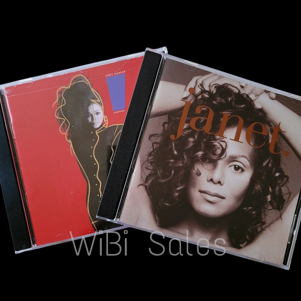CD Janet  Jackson - Control  (1986) Janet (1993) CD albums - Used